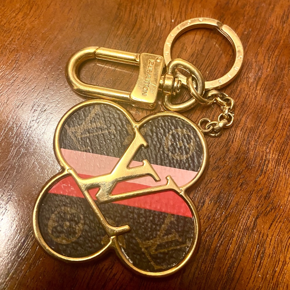 Louis Vuitton Flower Monogram and Epi bag Charm And Key Chain with box